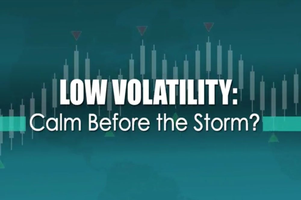 Cover image for the video showing the impact of low market volatility